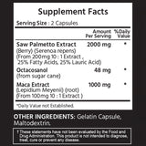 Premium Saw Palmetto With Octacosanol & Maca