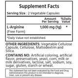 Pure L-Arginine 1000 mg