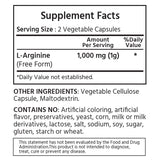 Pure L-Arginine 1000 mg
