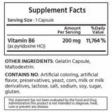 Vitamin B6 (Pyridoxine HCI) 200 mg