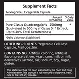 Cissus 2500 with chromium Ketosterone 40%