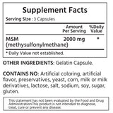 Purified MSM 2000mg (Super Size)