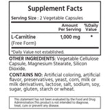 Pure L-Carnitine 1000 mg