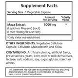 Triple Strength Maca Extract 5000 mg
