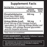 PS 500 (Phosphatidyl Serine 500mg + Ginkgo Biloba)