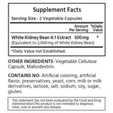 Pure White kidney Bean Extract 2000 mg