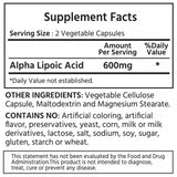 Alpha Lipoic Acid 600mg