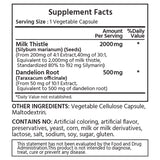 Triple Strength Milk Thistle 2000mg