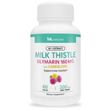 Milk Thistle 200mg (Silymarin 160mg with Dandelion)