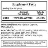 Biotin 10000 mcg (10 mg) (Super Size)