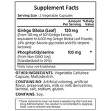 Ginkgo Biloba Phosphatidyl Serine 120 mg
