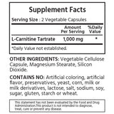 Pure L-Carnitine Tartrate 1000 mg